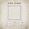 Superfreak® cotton towel, cloth shawl, 100x100 cm, 100% cotton, all