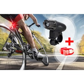 Rechargeable Bike Light - High Intensity Bicycle Light, Ideal for Night Riding, Bike Flashlight & Headlight, Ultra-Bright Lights for Enhanced Safety and Visibility