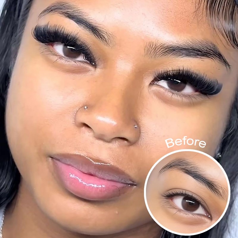 Kiromiro Fluffy Lash Clusters Volume 8-20mm DIY Individual Lash Extensions