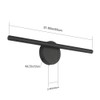 Aipsun Black Wall Sconce Rotatable 360° LED Black Wall Light