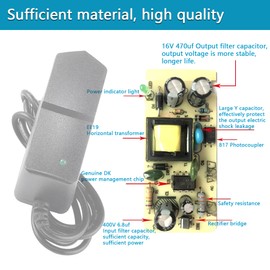 Minidodoca 2 Pack 12V 1A AC/DC Power Supply - 100-240V AC to DC 12V 1A Power Adapter with 5.5x2.5mm & 5.5x2.1mm DC Plug