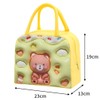 LHLZNB Three-Dimensional Cartoon Lunch Bags， Insulated Pack Lunch Bag for