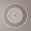Ekena Millwork CR65HI Hillsborough Running Coin Ceiling Ring (1/4 of