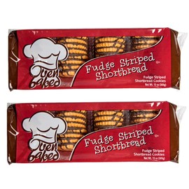 Oven Fudge Striped Shortbread Cookies, 13 oz. (Pack of 2)