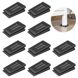 20pcs Furniture Wedges Levellers, Flexible Rubber Table Leveling Shims,Furniture Levellers Stick On,Wedges for Levelling,Plastic Shims,Levelling Feet,Waterproof Non-Slip(SIZE:1.97x1.18x0.2inch)