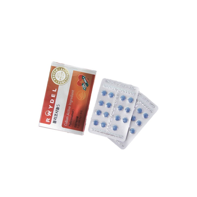 Reidel Reydel Policosanol 5 Cholesterol Sugarcane 30 tablets 3 boxes