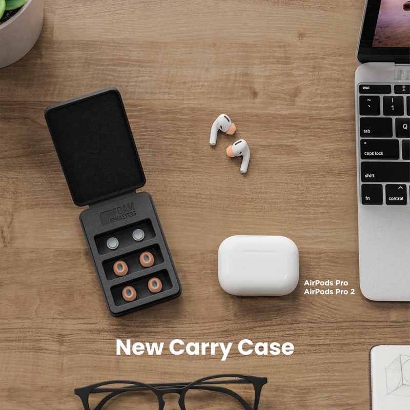 Foam Masters Ultra-Premium Memory Foam Ear Tips for AirPods Pro