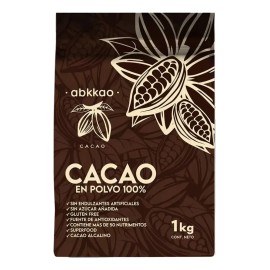 Cacao En Polvo Puro Abkkao De 1 Kg