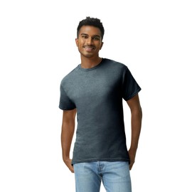 Gildan Adult Ultra Cotton T-Shirt, Style G2000, Multipack, Dark Heather (2-Pack), 3X-Large