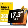 F FORITO 17.3 Inch 16:9 360° Laptop Privacy Screen Protector,