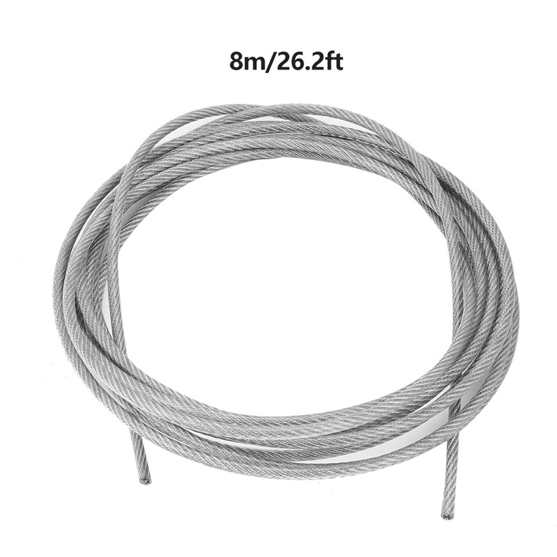 Outdoor Clothesline Stainless Steel Clothesline Wire Heavy Duty with Turnbuckle