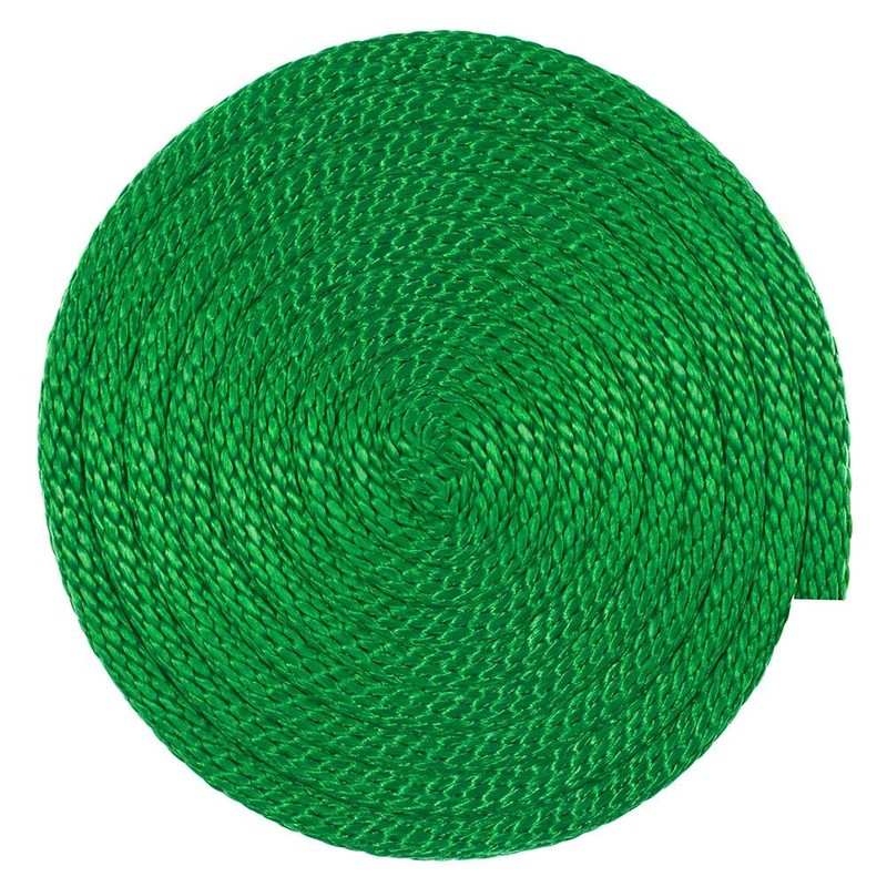Multifilament Polypropylene Rope (1/4 Inch, 250 Feet, Kelly Green) -