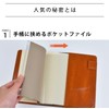 Pocket File, Brown [Compatible with B6 Sizes] Yumeki-Lock Ito Notebook