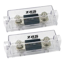 ZBSJAKU Portafusibles ANL en línea, calibre 0/2/4/8 AWG con fusibles ANL de 300 amperios para amplificador de audio de coche (paquete de 2)