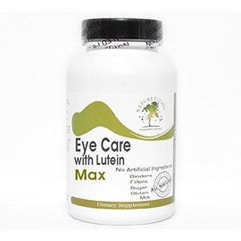 Eye Care with Lutein Max ~ 180 Capsules - No Additives ~ Naturetition Supplements