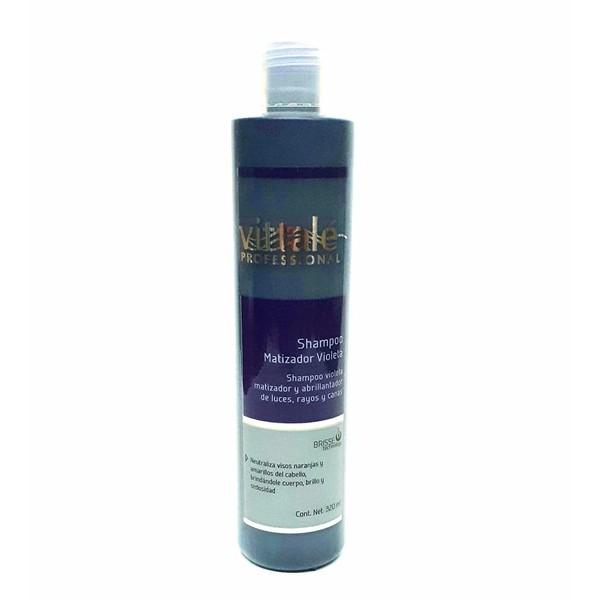 vittale shampoo matizador violeta abrillantador de luces rayos y canas