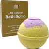 1 Organic Bath Bomb with Essential Oils, Epsom Salt, Dead