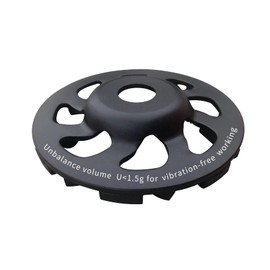 FANZTOOL Premium Diamond Cup Wheel Abrasive 125 mm x 22.2 mm Sanding Disc for Abrasive Building Materials, Screed, Plaster, Asphalt