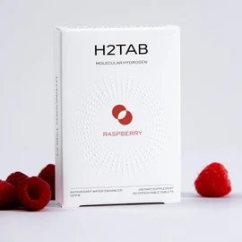 H2TAB Hydrogen Water Tablets – 12 PPM Molecular Hydrogen Tablets for Hydration, Recovery, & Cognitive Support – Vegan, Non-GMO, Gluten-Free – 30 Count (Raspberry)