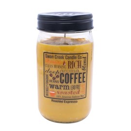 Swan Creek Candle Roasted Espresso 24 Oz Jar (Tan)