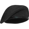 Rothco GI Type Inspection Ready Beret, Black, 7.75