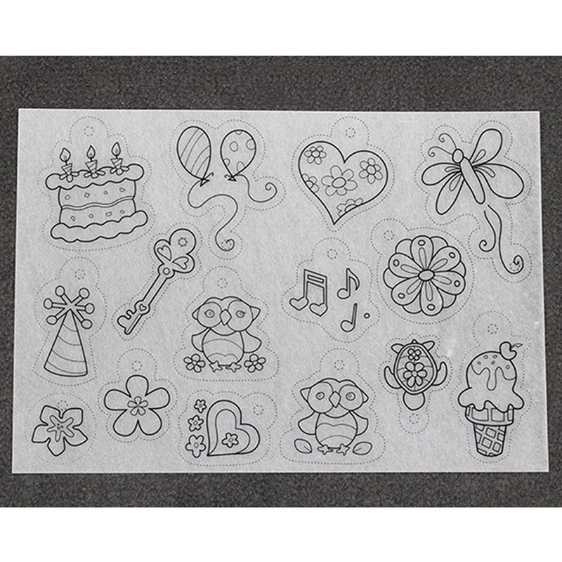 ANCLLO 8 Pieces Plastic Shrink Wrap for Creative Shrink Wrap