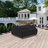 STARTWO Waterproof Picnic Table Cover Outdoor Patio Bench Covers for