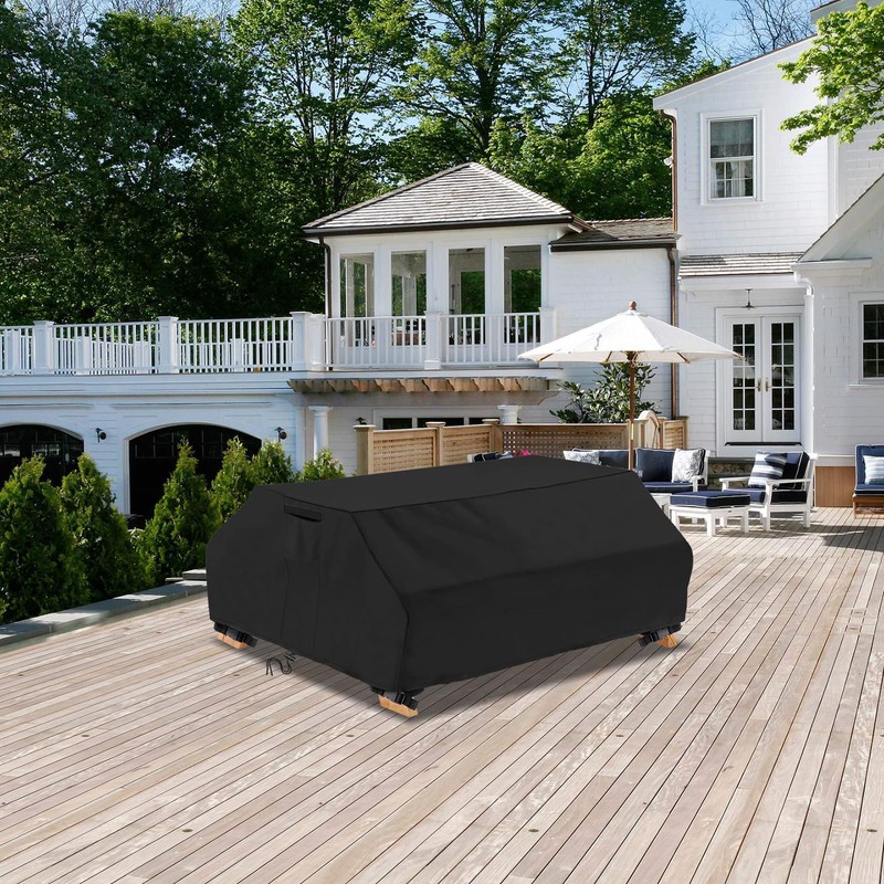 STARTWO Waterproof Picnic Table Cover Outdoor Patio Bench Covers for