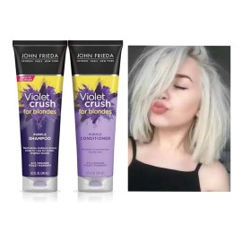 Shampoo Y Acondicionador Matizador Cabello Rubio John Frieda