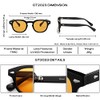 Gtand anteojos de sol unisex clásico retro de estilo redondo