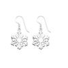 Heather Needham Sterling Silver Snowflake Earrings Size 14mm. plus wires.
