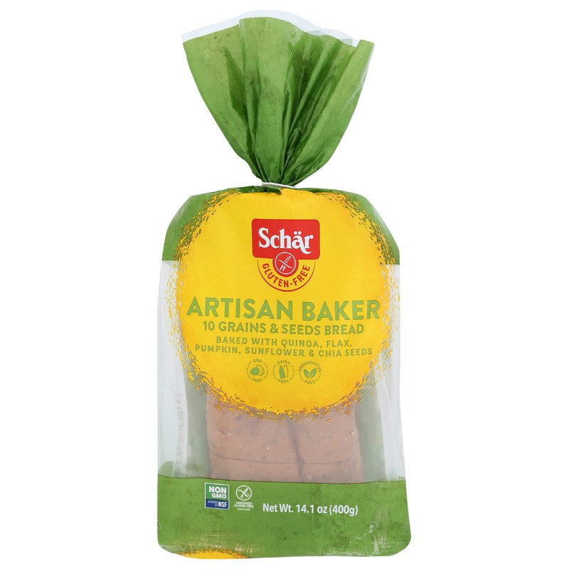 Schar Gluten Free Artisan Baker 10 Grain & Seeds Bread,
