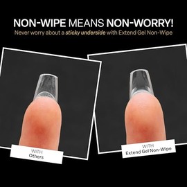 APRÉS Nail Non-Wipe Extend Gel, Soak Off HEMA-Free Gel-X Tips Adhesive 15ml / 0.5oz