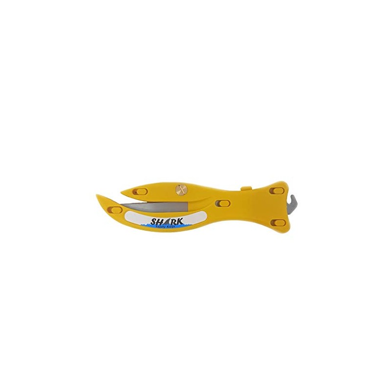 Shark Enclosed Blade Safety Box Cutter with Retractable Hook -