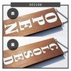 Two-face Open Close Vertical Sign, 12.6 x 4.7 inches (32