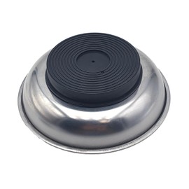 Magnetic Bowl Diameter 150 mm for Screws and Nails | Magnetic Bowl Made of Stainless Steel | Large Magnetic Hold | Scratch-Resistant Rubberised Base | Ideal for Workshop and DIY Enthusiasts