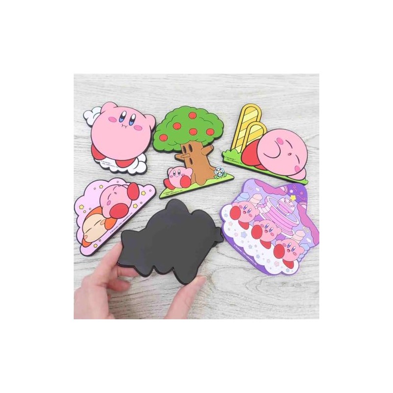 SK Japan Kirby Star 17233 Rubber Magnet, Kirby Hovering, Large