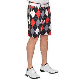 Royal & Awesome Diamonds In The Rough Mens Golf Shorts, Crazy Golf Shorts