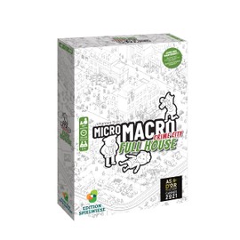 Play Meadow Micro Macro - Full House - Board Game - Investigation Game - For the Whole Family - 10 Years and Older - 1-4 Players - French Version - Observation and Deduction - Golden Ace