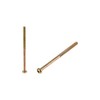 sourcing map M4 x 65mm Male Thread Phillips Pan Head