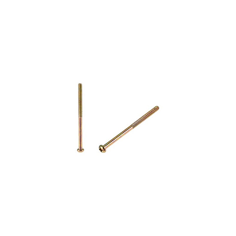 sourcing map M4 x 65mm Male Thread Phillips Pan Head
