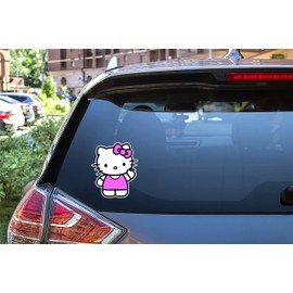 H-TRADINGS Hi Kitty Baby on Board Sticker Decal Car Laptop Truck SUV Books Bumper 5.1 INCHES.