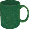 ICUP Stonerware Embossed Leaf Pattern 18oz Ceramic Mug