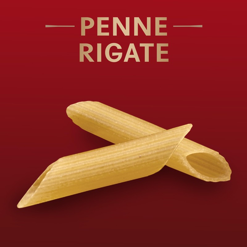 Barilla Al Bronzo Penne Rigate Pasta (1 lb), Bronze Cut
