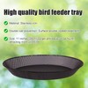 HRAYLTOP Standing Bird Feeder Bowl with 29.1 inch Iron Stand