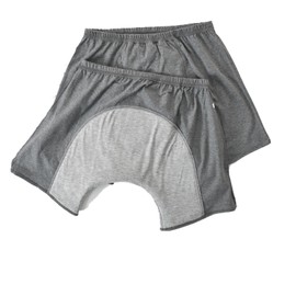 DEEYOTA Adult Diaper Pants with Diaper Pads,Cotton Elderly Incontinence Diaper Spacer Panties,Unisex Post-Operative Nursing Panties,Leak Proof Washable Machine Washable Nursing Triangle Pants