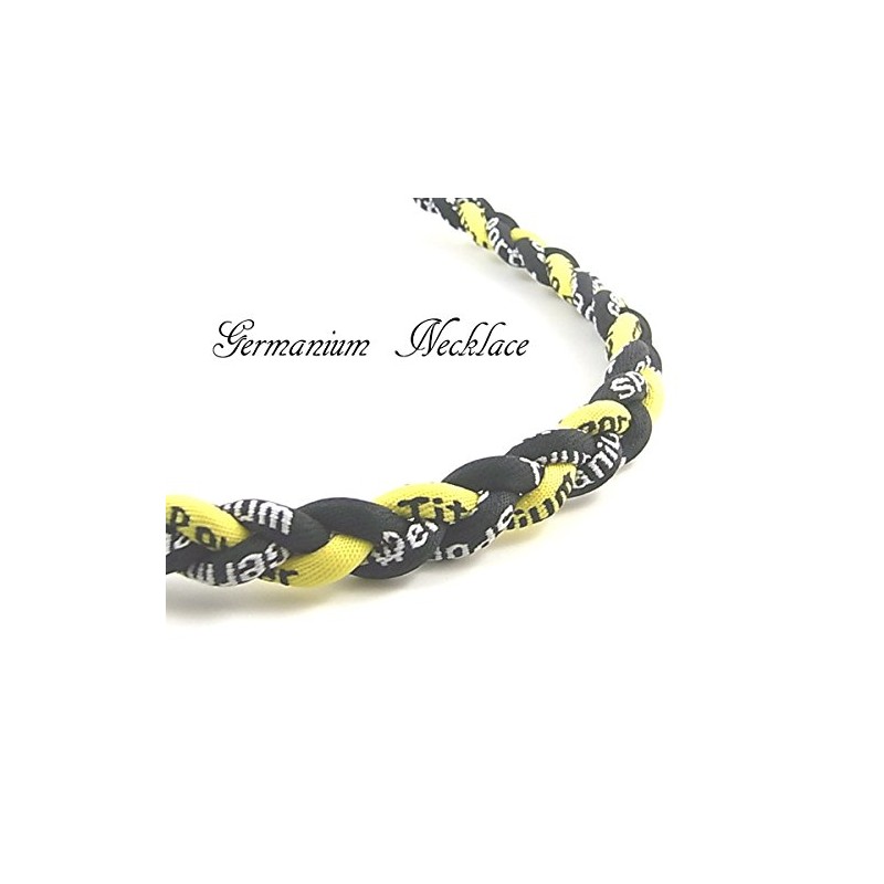 Braided Germanium Necklace ◇ Sports Breath (Baseball, Soccer, Golf, etc)