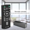Remote Control, Black ABS Sound Bar Remote Control Replacement for