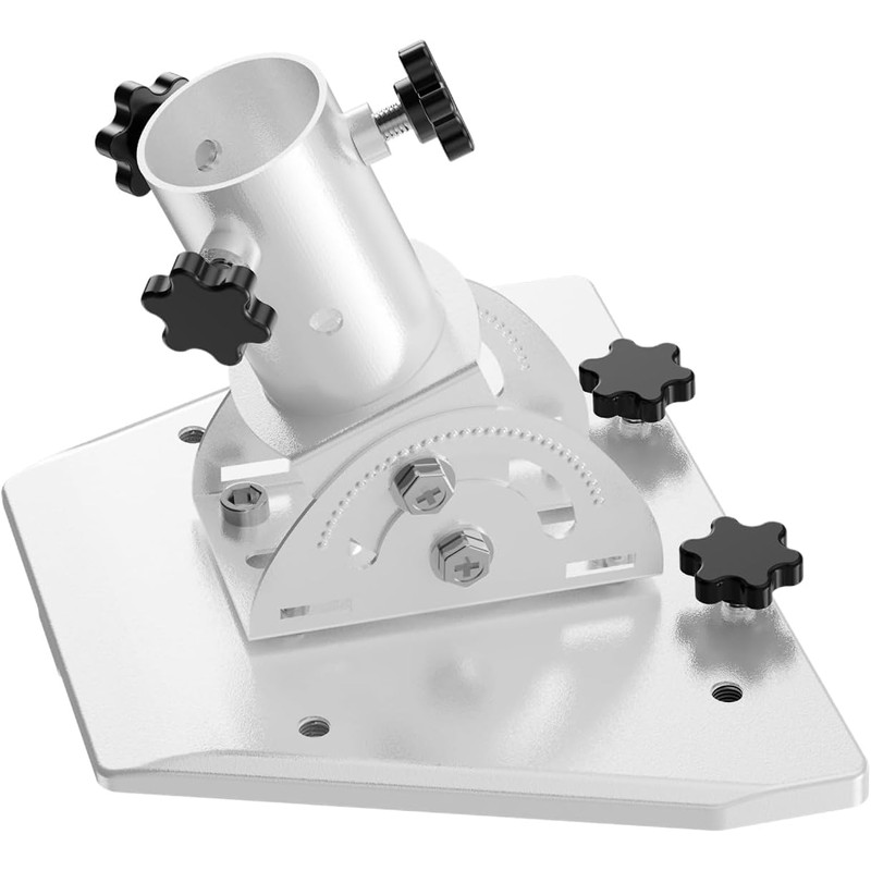 Starlink Gen 3 Mount Adapter, 160° Tilt Adjustable, Silver Metal