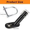 Universal Bike Trailer Hitch Coupler Kit - Steel Bicycle Connector